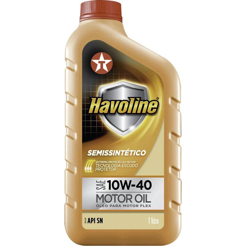 Texaco óleo lubrificante para motor flex 10w-40 havoline (1l)