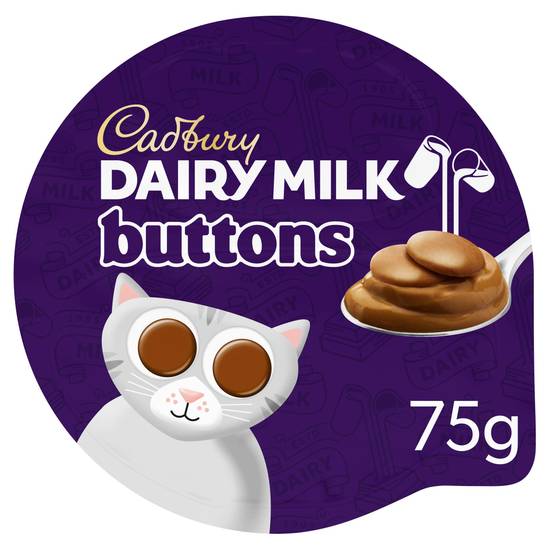 Cadbury Dairy Milk Buttons Chocolate Dessert 75g