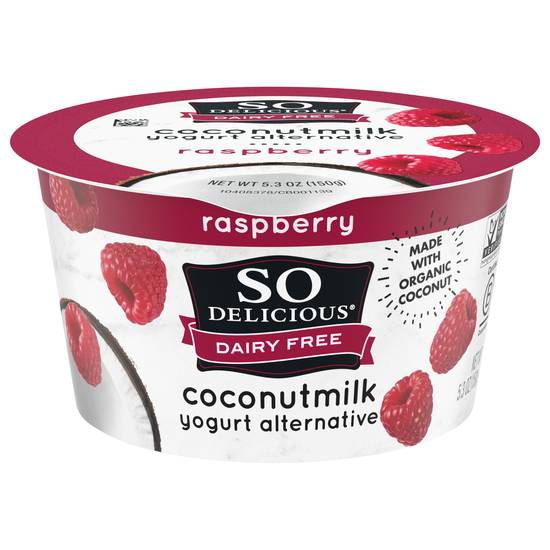 So Delicious Raspberry Coconutmilk Yogurt Alternative