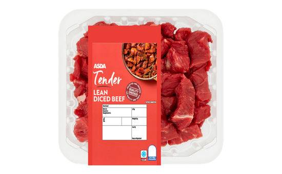 ASDA Tender Lean Diced Beef