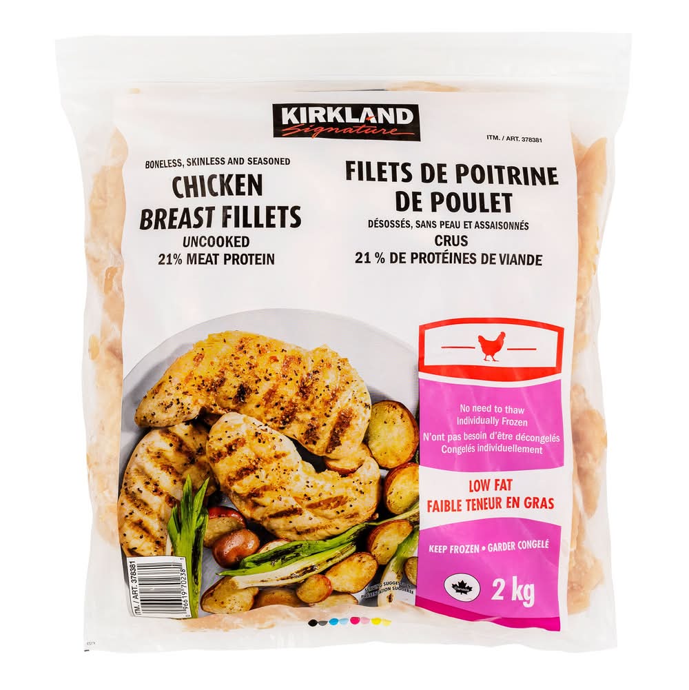 Ks Filet De Poulet 6 2Kg 4T5H P120 / Kirkland Signature Filets De Poitrine De Poulet - Chicken Fillets (2 kg)