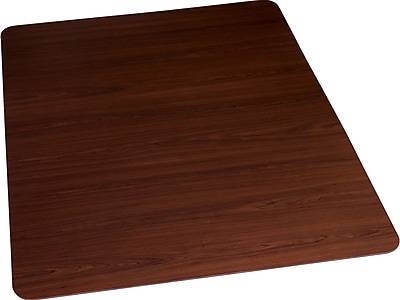 ES Robbins Standard 36 x 48 Rectangular Chair Mat for Carpet & Hard Floor, Vinyl (121497)