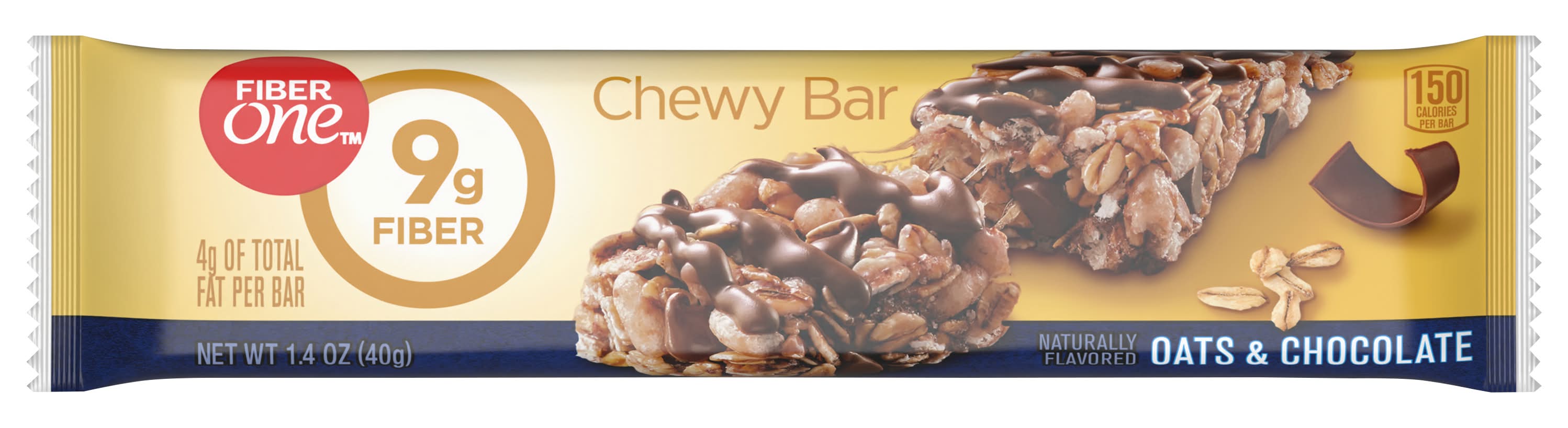 Fiber One Chewy Bar, Oats-Chocolate (1.4 oz)