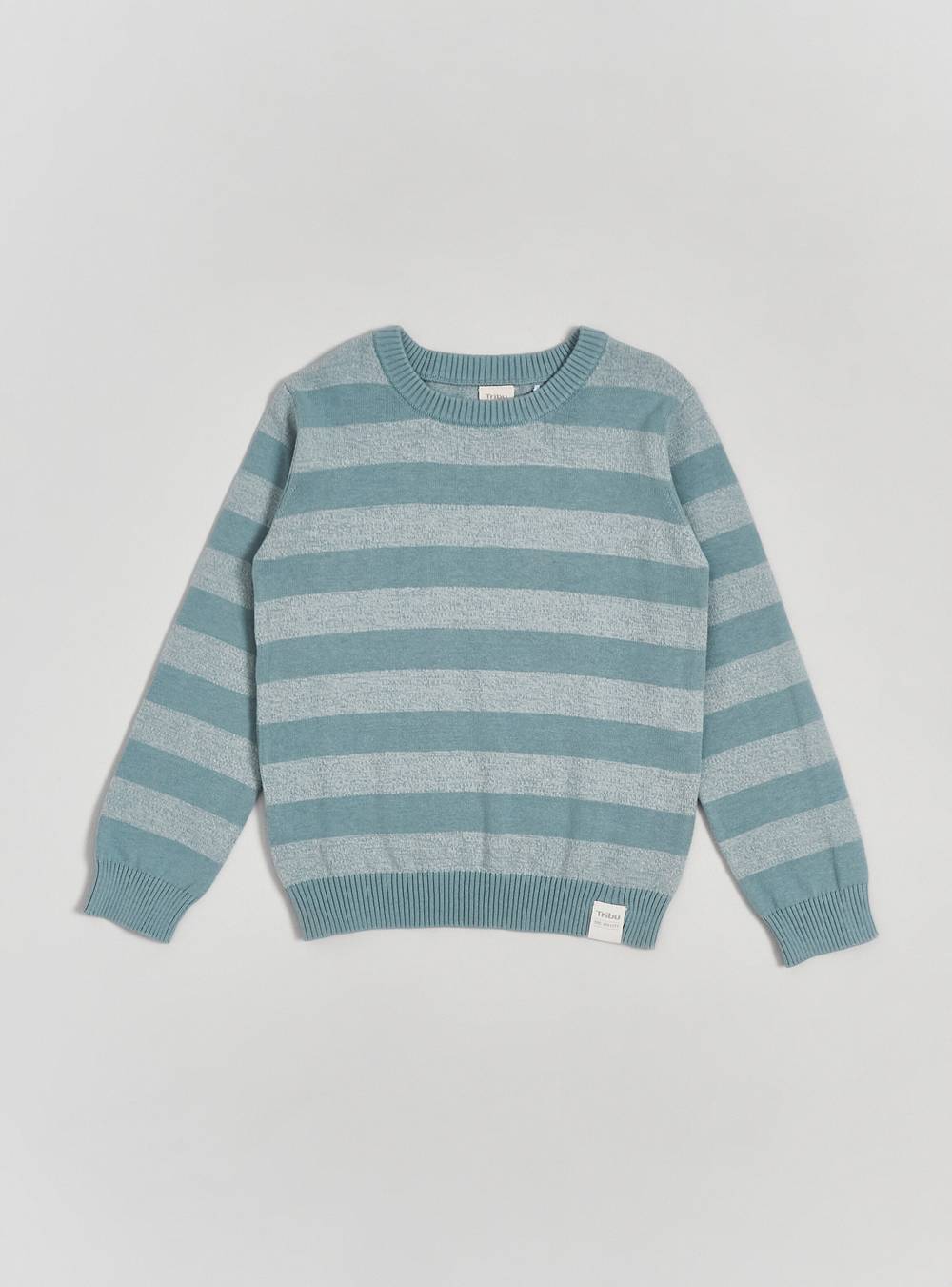 Tribu sweater con líneas turquesa 't 10a