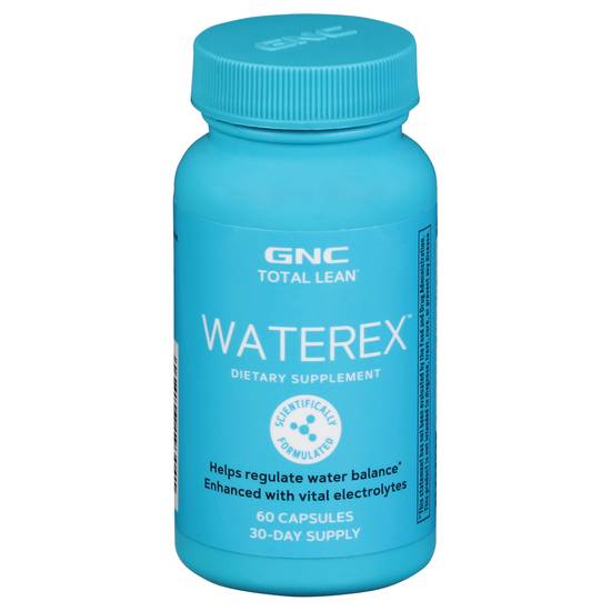 Gnc Total Lean Waterex Dietary Supplement Capsules (60 ct)