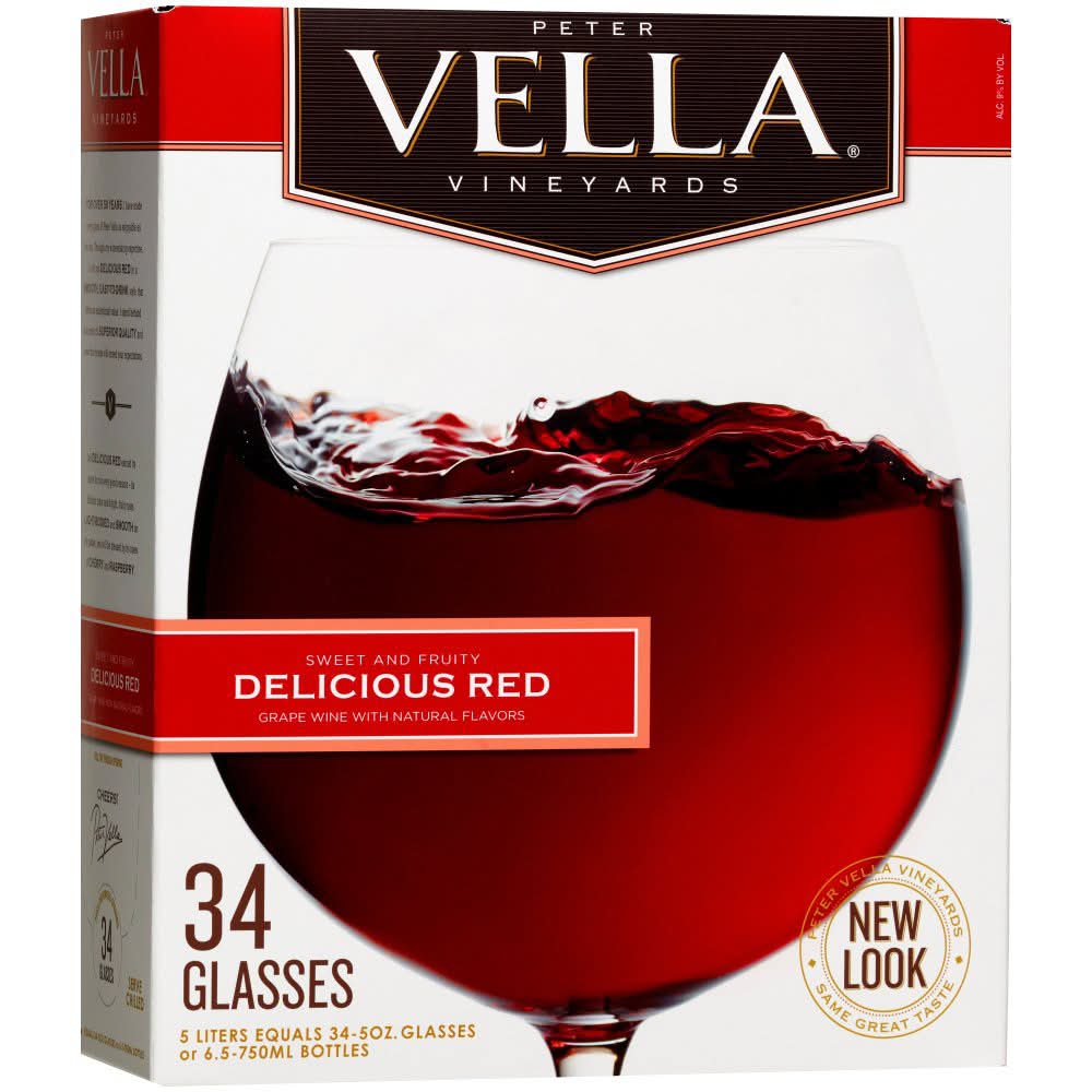 Peter Vella Delicious Red Wine (5 L)