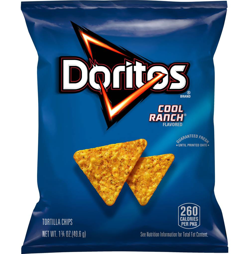 Doritos Frito Lay Potato Chips Cool Ranch (64 ct, 1.75 oz)
