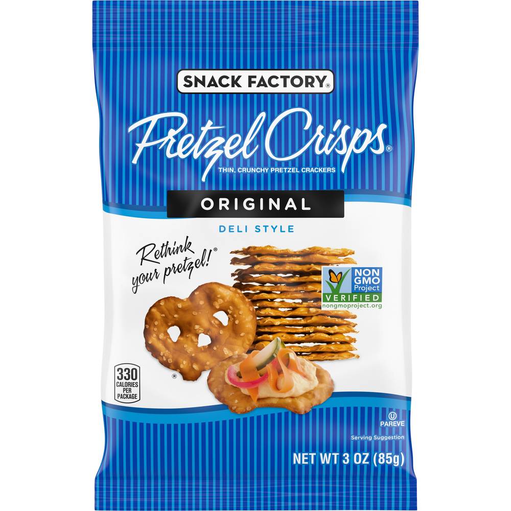 Snack Factory Deli Style Original Pretzel Crisps (3 oz)