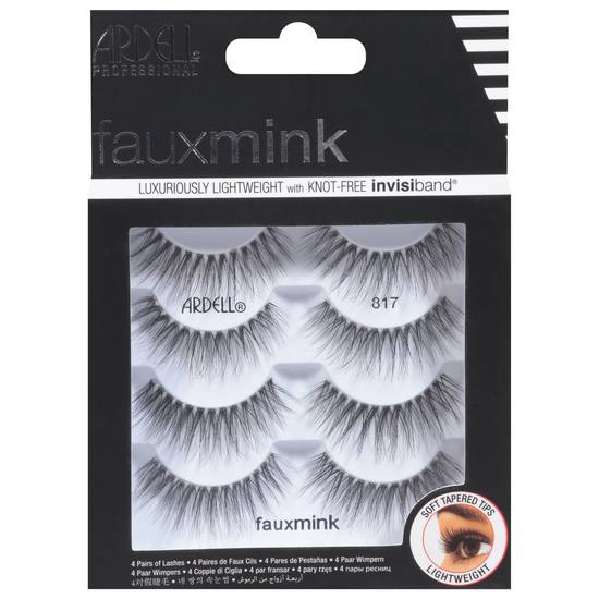 Ardell Faux Mink Lightweight Lashes With Invisiband (8 ct)