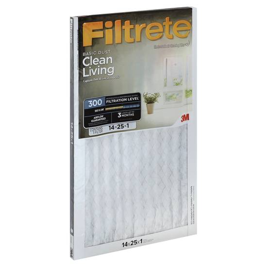 Filtrete 14 X 25 X 1 Basic Dust Electrostatic Air Cleaning Filter
