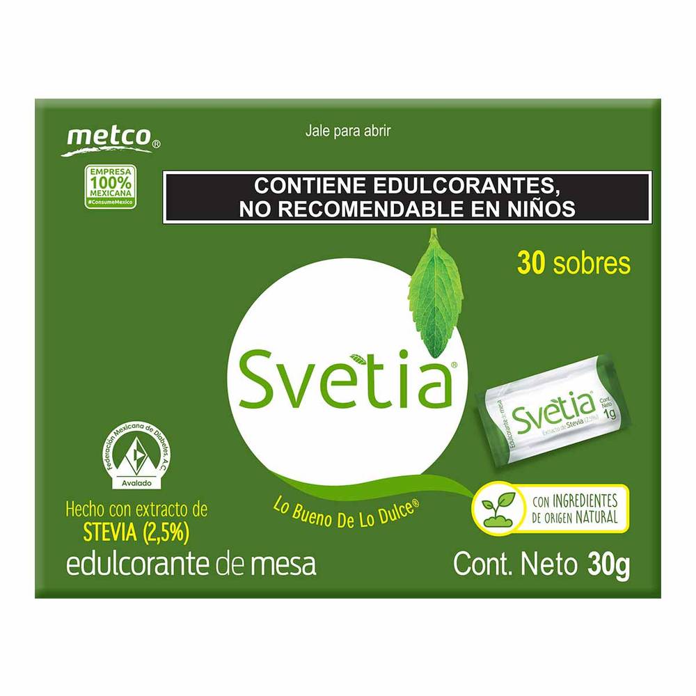 Svetia · Endulzante svetia (30 g)