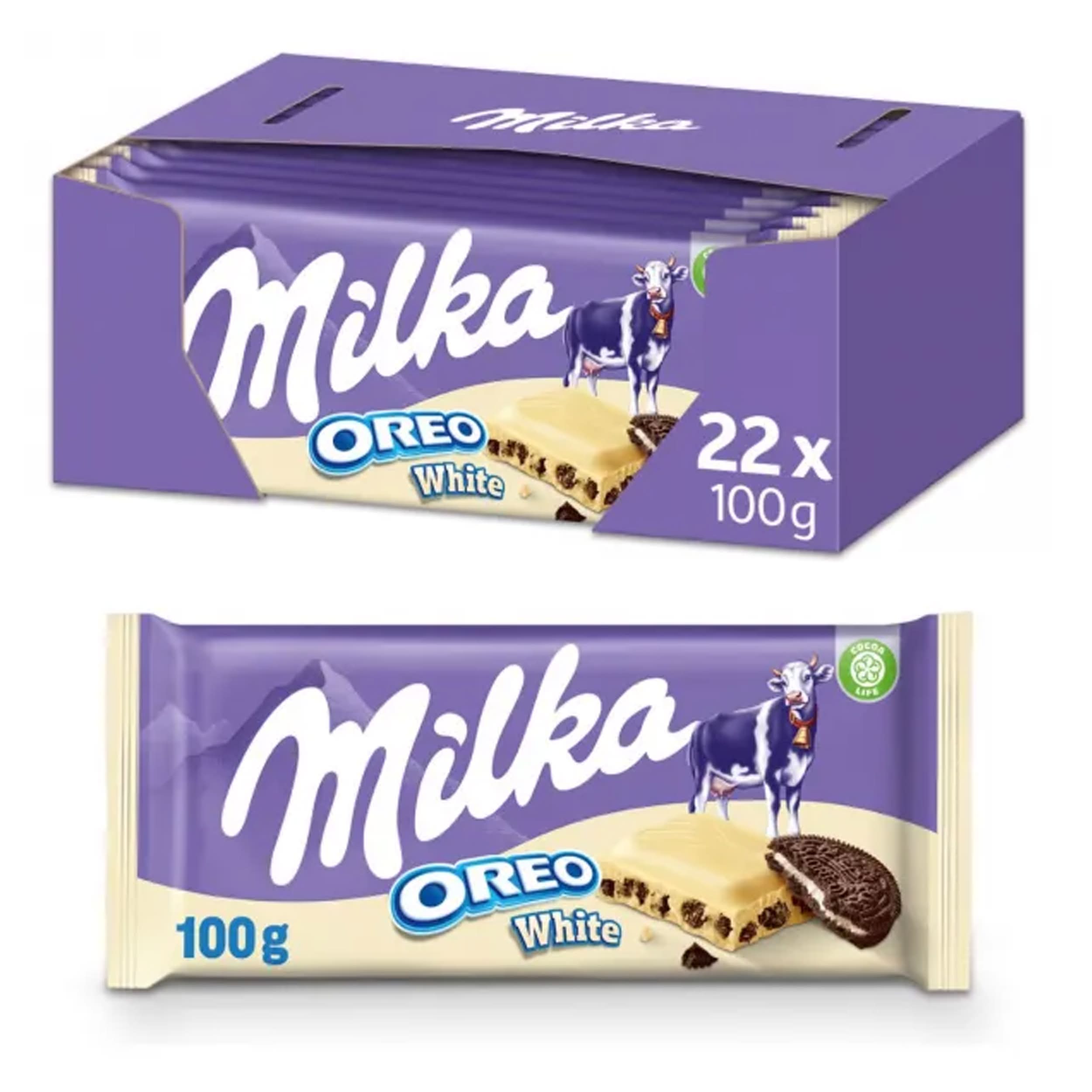 Milka Tablette Oreo Blanc 100g