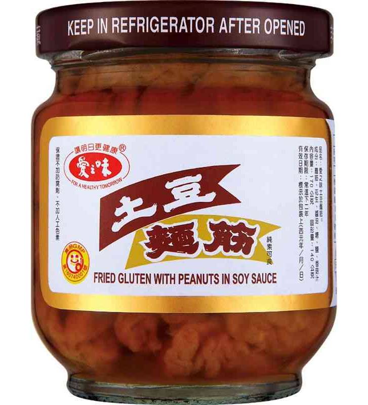 【純素】愛之味土豆麵筋170g <170g克 x 1 x 3Can罐>