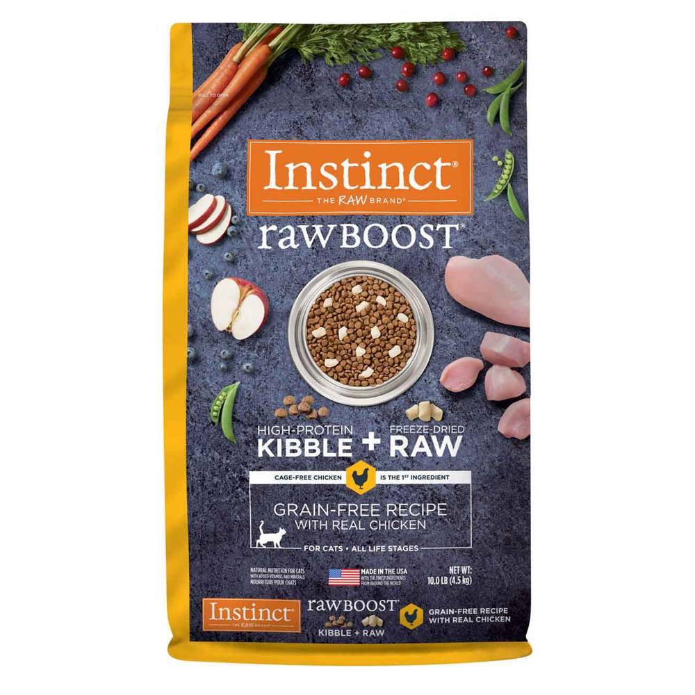 INSTINCT Raw Boost Grain Grain Free Recipe With Real Chicken Dry Cat Food (5 lbs)