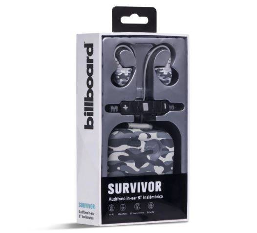 Billboard survivor aud fonos inal mbricos in ear bluetooth 1