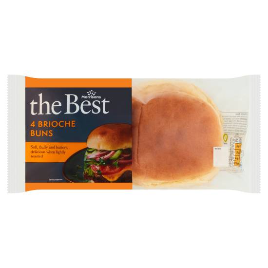 Morrisons The Best Brioche Buns (4 pack)