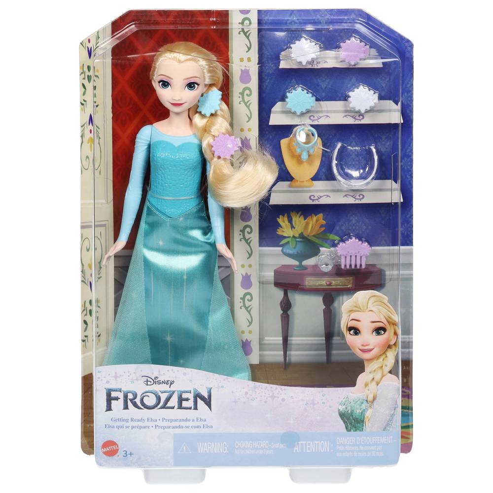 Mattel Disney Frozen Getting Ready Elsa Doll