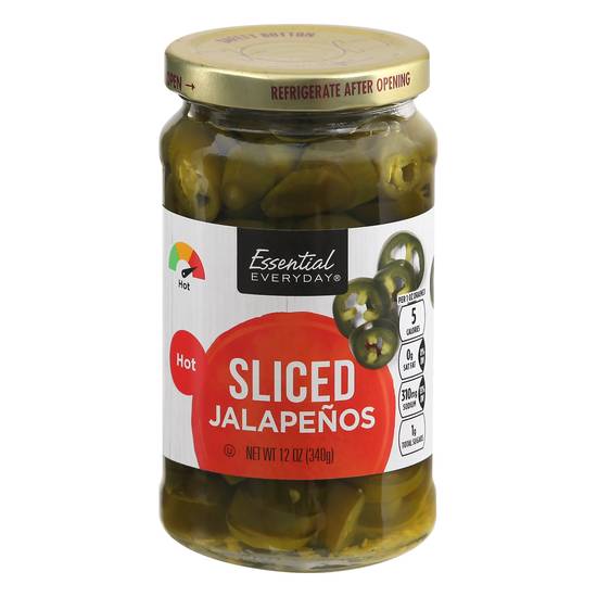 Essential Everyday Sliced Hot Jalapenos (12 oz)