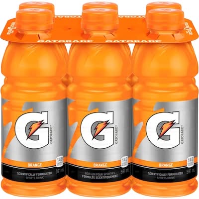 Gatorade perform boisson sportive - perform sports drink (6 pièces, 591 ml) (orange)