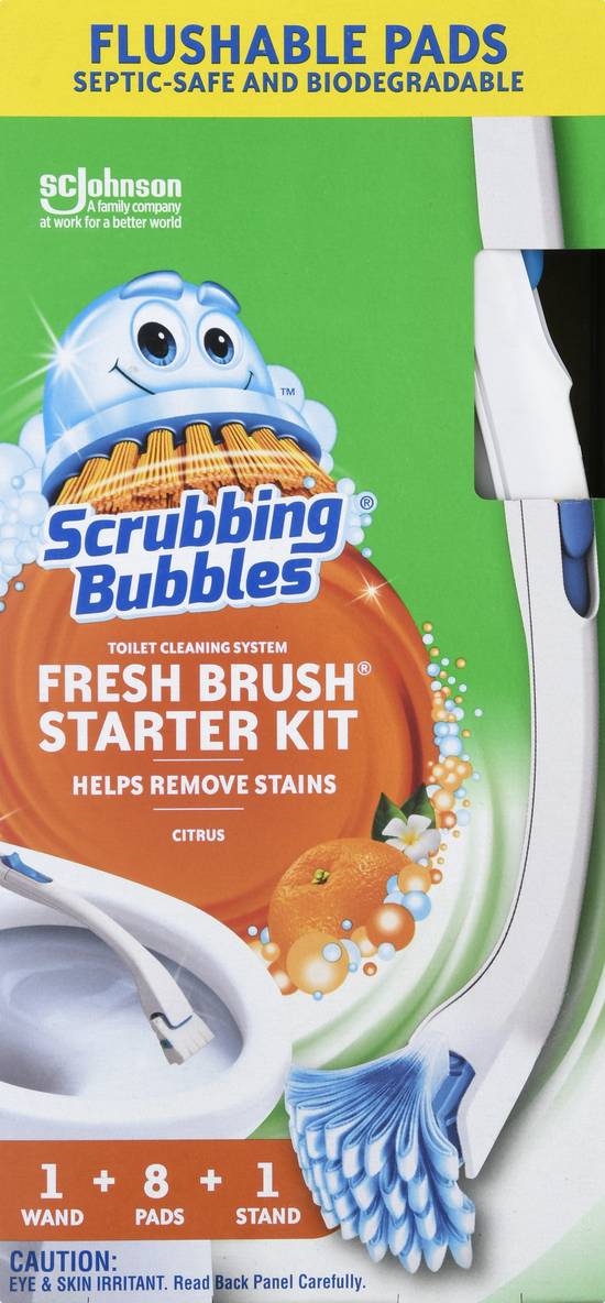 Scrubbing Bubbles Fresh Brush Starter Kit, Citrus