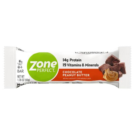 Zone Perfect Chocolate Peanut Butter Nutrition Bar