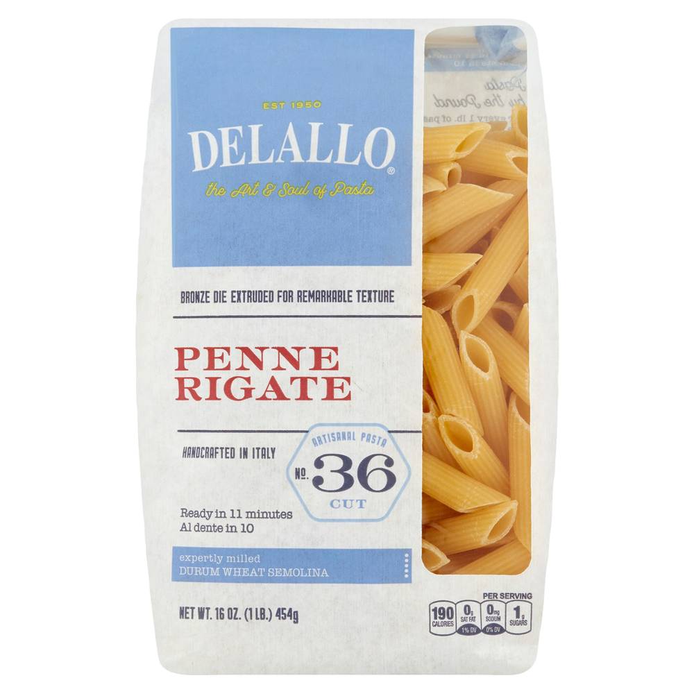 DeLallo Penne Rigate Pasta No. 36 (1 lbs)