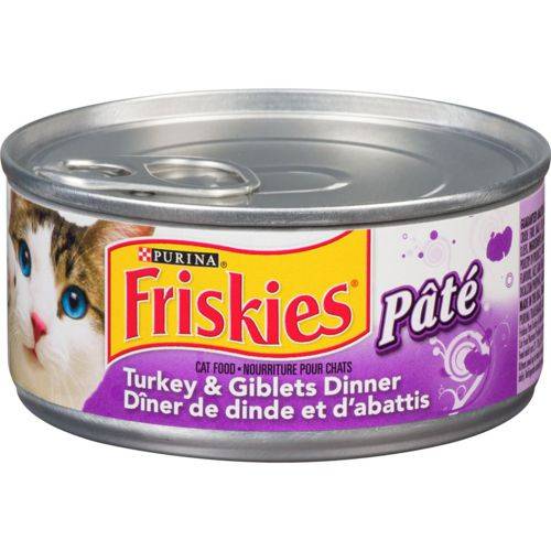 Friskies dinde-abattis - turkey & giblets dinner wet cat food (156 g)