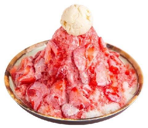 Strawberry Milk Shaved Ice (L)