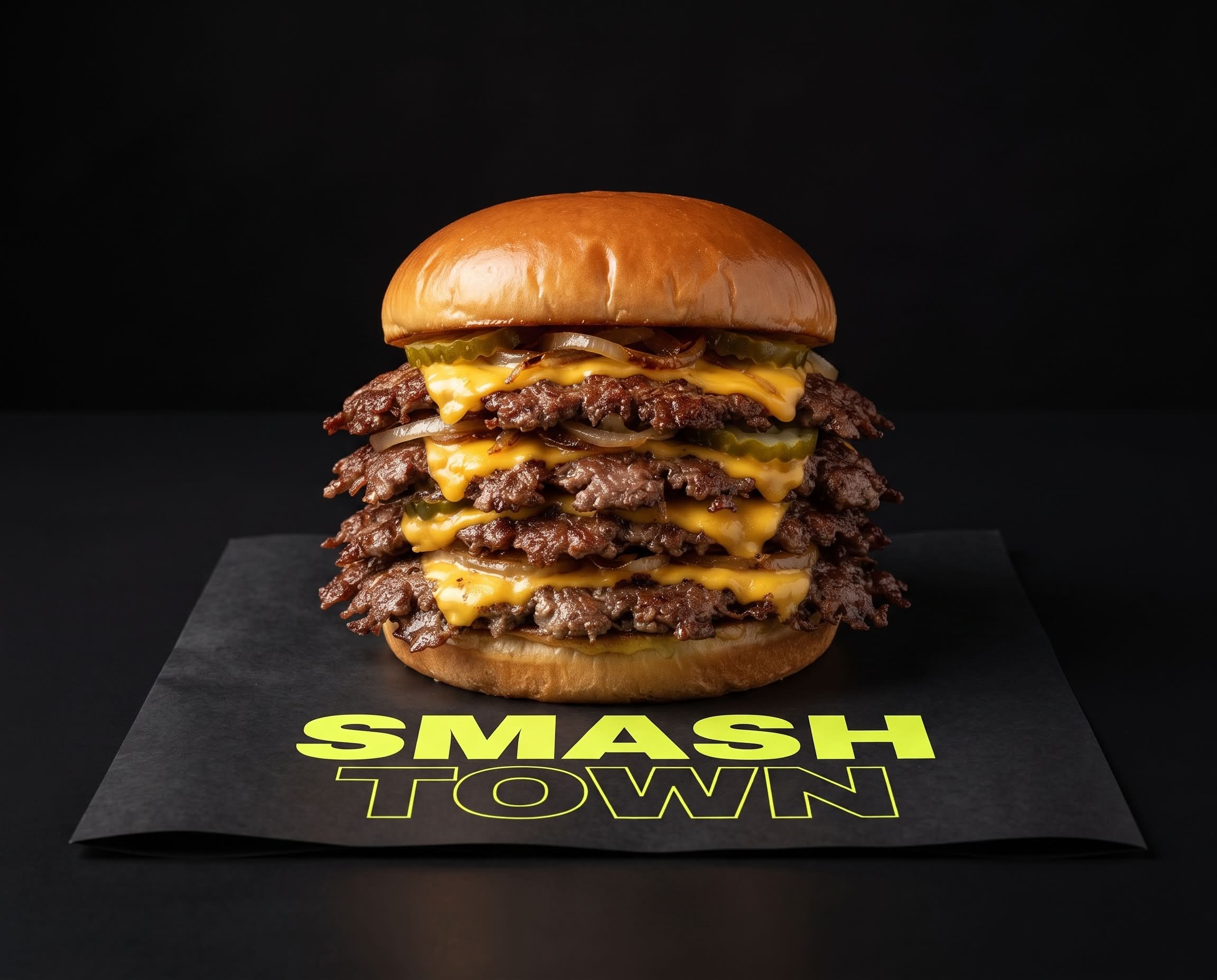 👑 Quadruple Smash · 4 steaks