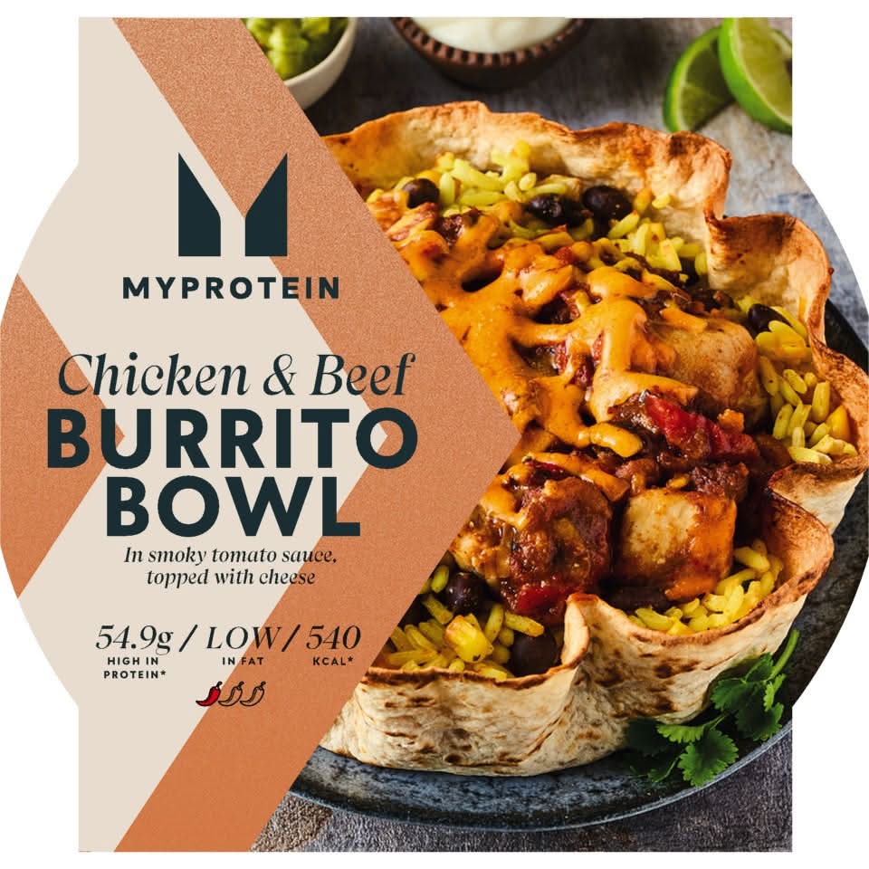 Myprotein Chicken & Beef, Burrito Bowl (450g)