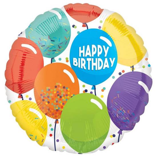 Uninflated Multicolor Balloons Birthday Balloon