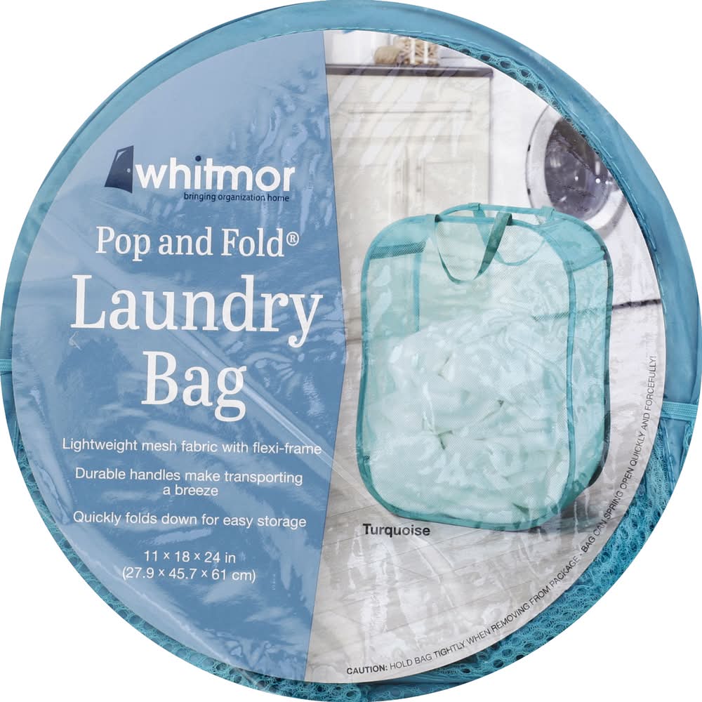 Whitmor Laundry Bag, Paloma Grey