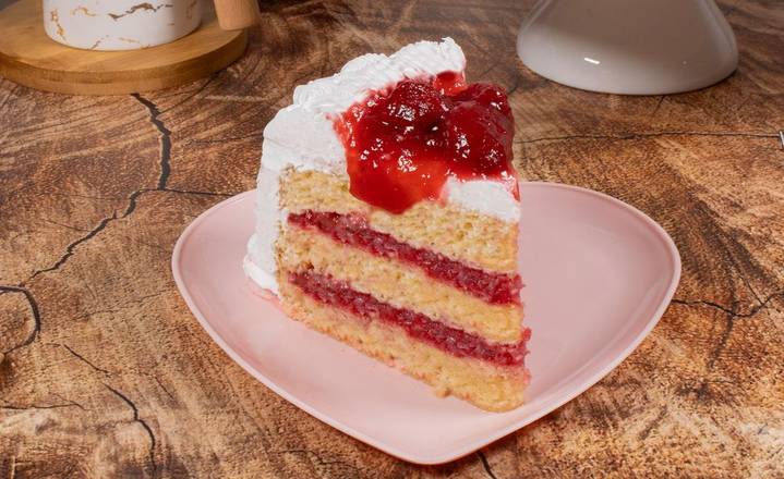 Rebanada Pastel Fresas
