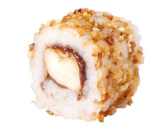 Maki chocolat* /  banane / noisettes caramélisées / riz crème coco