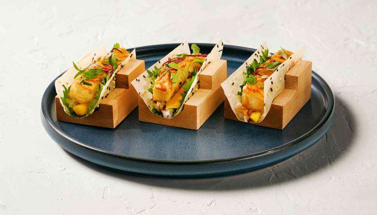 Crispy Tofu Sushi Tacos