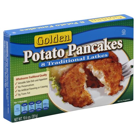 Golden Potato Pancakes , (8 ct)