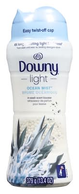 Downy perles légères de rehausseur de parfum de lessive - light in wash laundry scent booster beads (brume océanique)