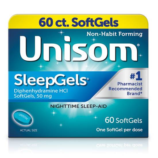 Unisom SleepGels Softgels, 60 CT