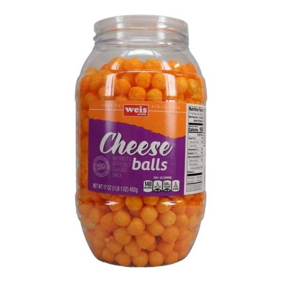 Weis Quality Cheese Balls Barrel