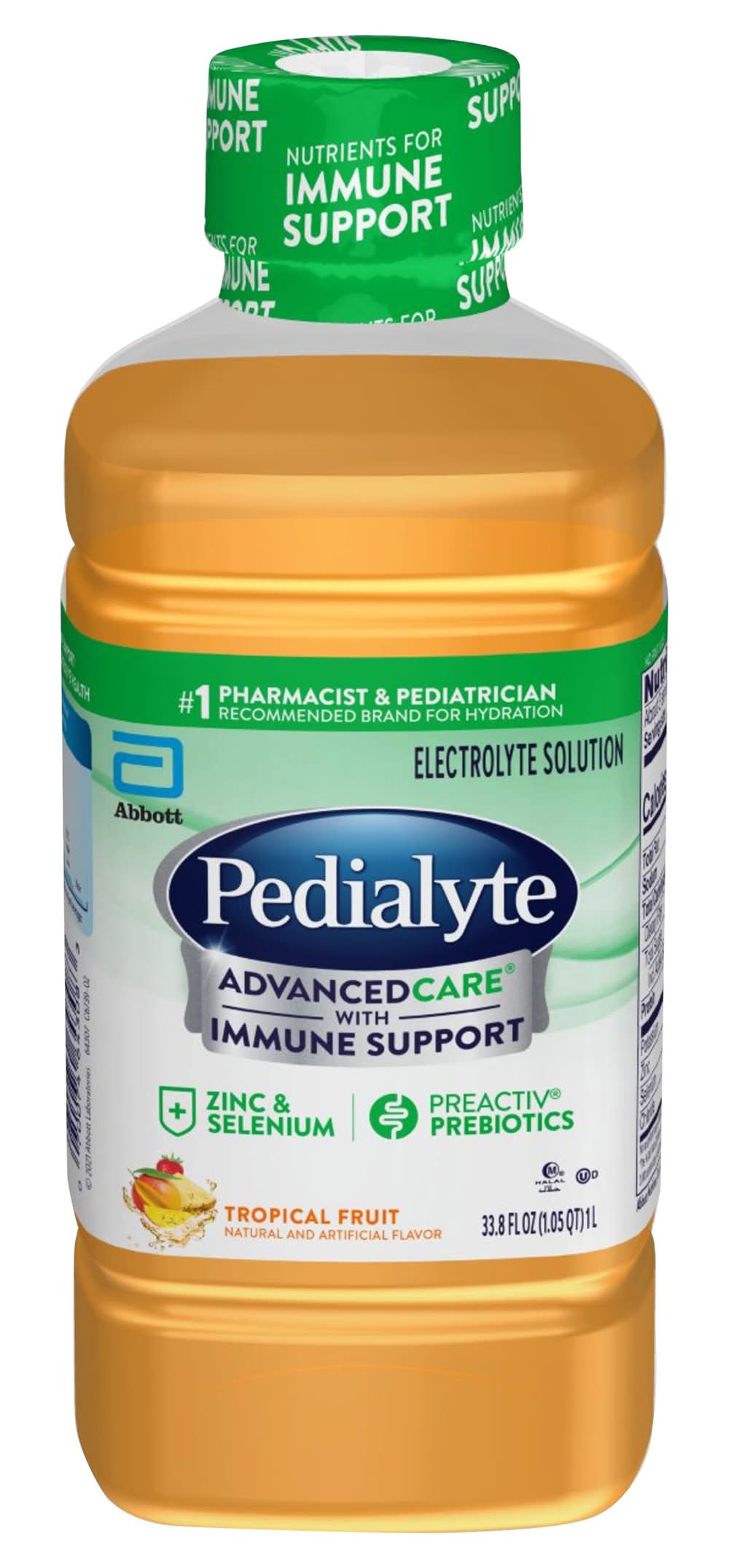 Pedialyte Advanced Care Electrolyte Solution, Tropical Fruit (35.2 fl oz)