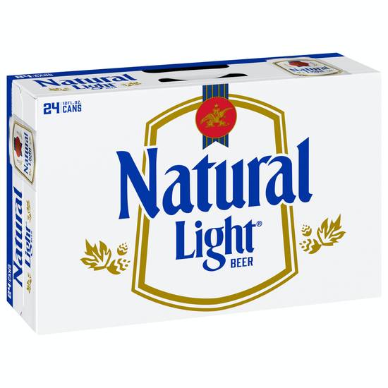 Natural Light Domestic Lager Beer (24 ct, 12 fl oz)