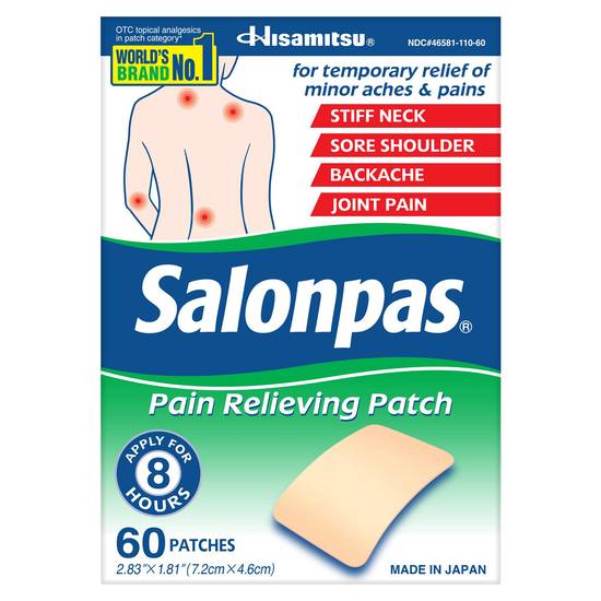 Salonpas Pain Relieving Patch (60 ct)