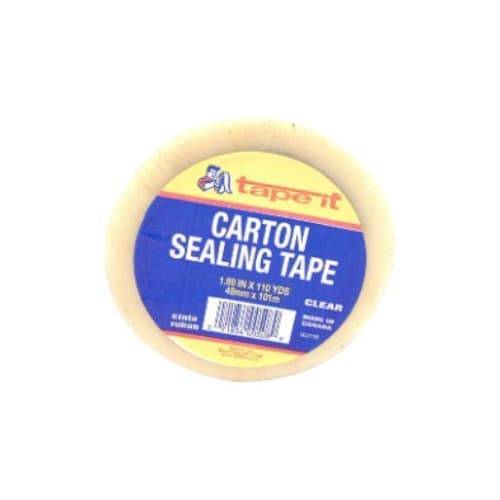 Tape It 1.7 in X 110 Yds Clear Carton Sealing Tape (1 roll)