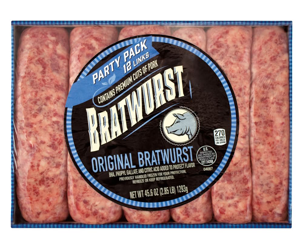 Original Bratwurst Party Pack, 12 Links