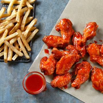 Order 12 Bone-In Wings food online from Apps All Around store, Rochester on bringmethat.com
