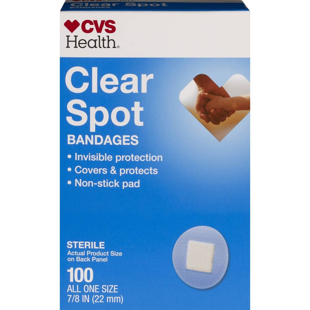 Cvs Health Clear Spot Bandages, 100 Ct