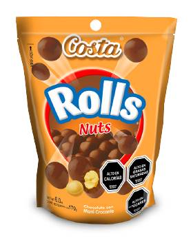 Rolls · Chocolates con maní crocante (150 g)