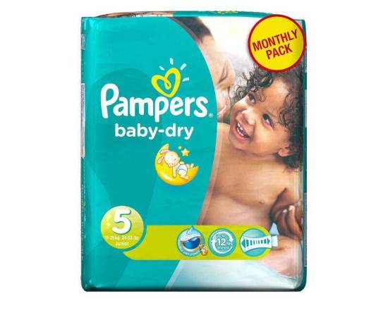 Pampers Baby Dry 41 couches Junior taille 5 ( 11-25 kg )
