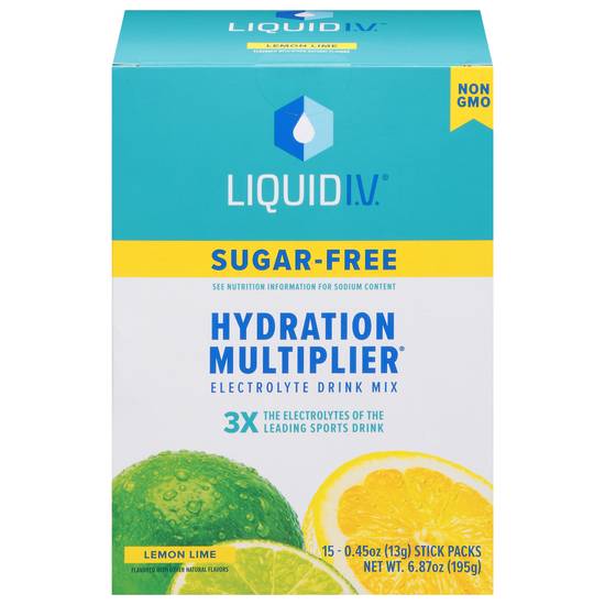 Liquid Iv Electrolyte Drink Mix Lemon Lime