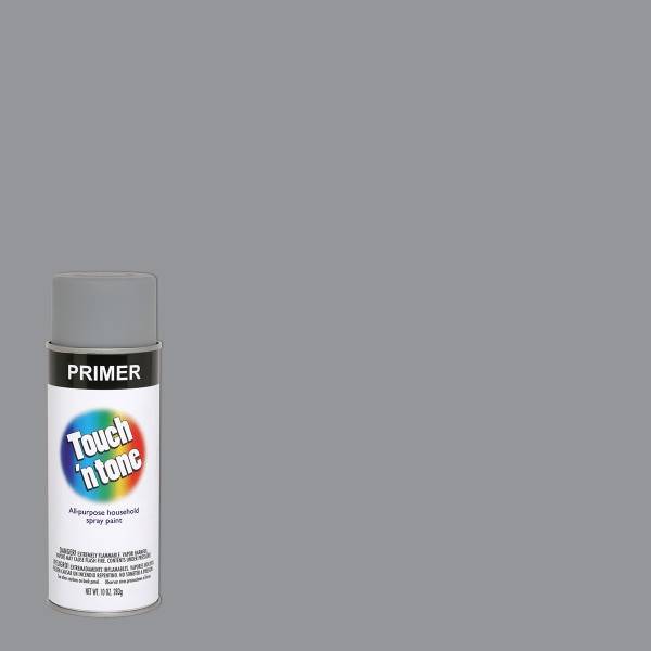 Touch 'N Tone All-Purpose Household Spray Paint- 55279830, 10 ounce, Gray Primer